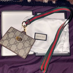 GUCCI Ophidia Gg Supreme Canvas Card & Id Holder